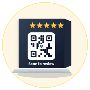 Print-Ready QR Stands Icon